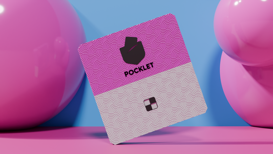 Pocklet Chess - Bubblegum Pink & White