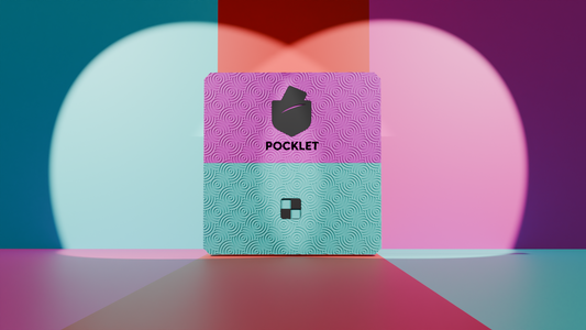 POCKLET Chess - Miami Pink & Turquoise