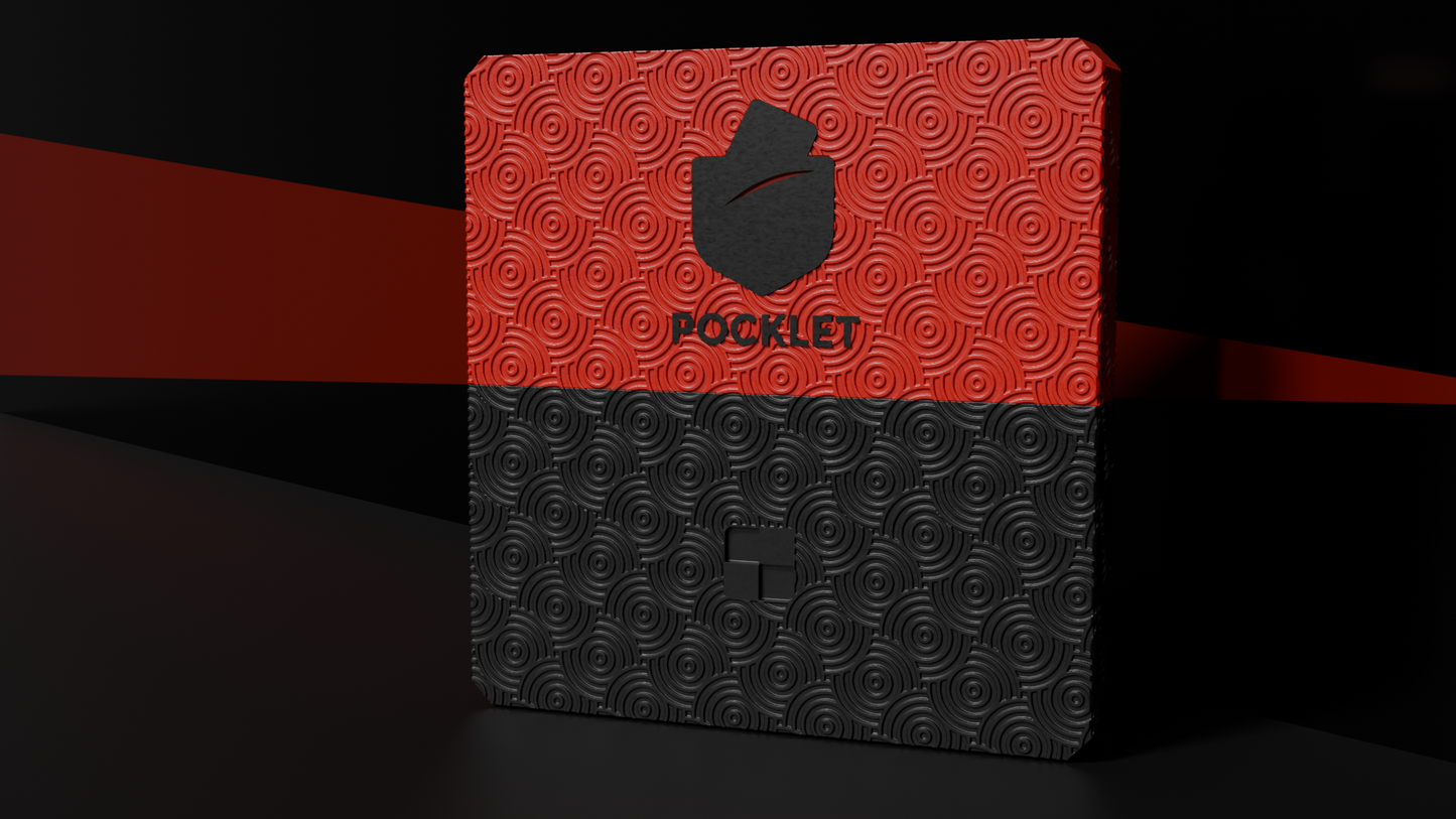 POCKLET Chess - Phantom Red & Black