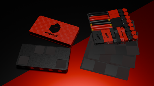 POCKLET Chess - Phantom Red & Black