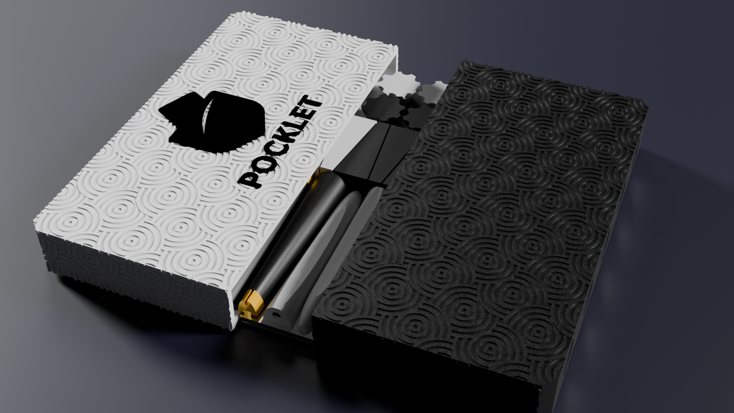 Pocklet Chess - Classic Black & White